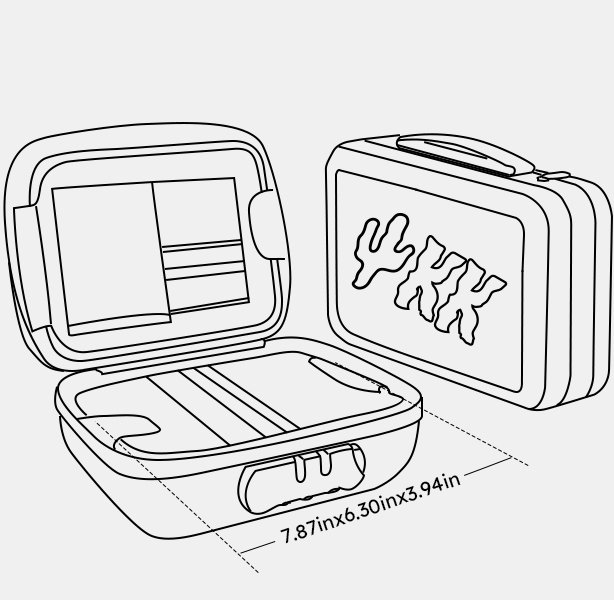 Product Design Renderings of smell proof bags