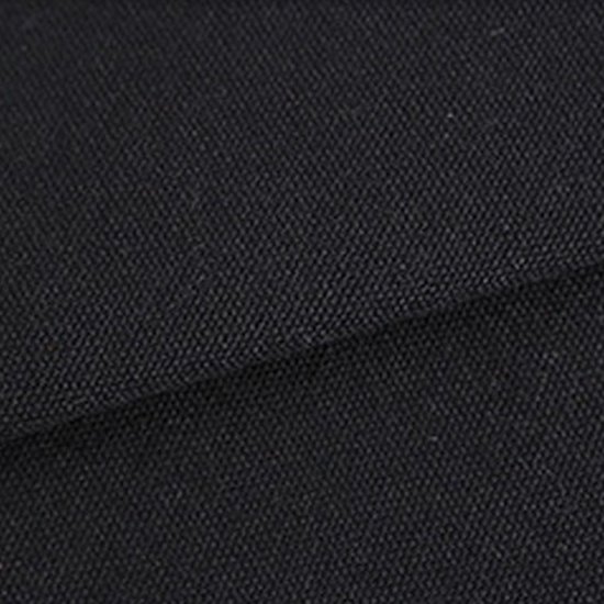 12 oz black poly cotton canvas fabric