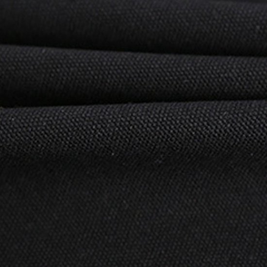 16 oz black poly cotton canvas fabric