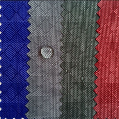 420d diamond pattern poly oxford fabric pu coated