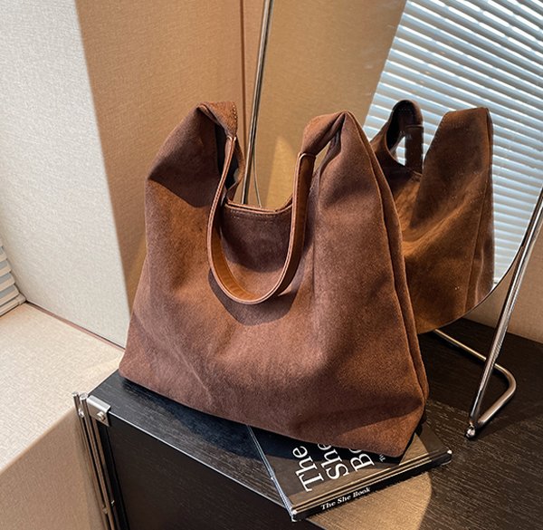 5 suede leather bags by szoneier factory