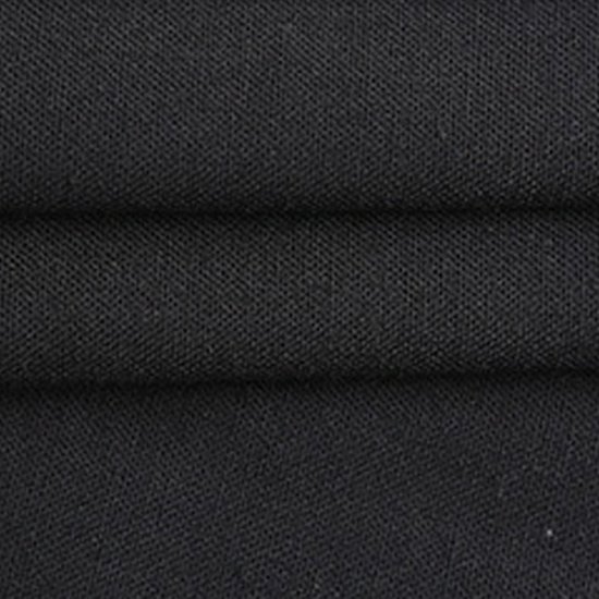 8 oz black poly cotton canvas fabric