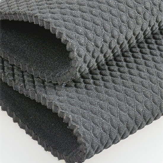 diamond embossed heat neoprene fabric