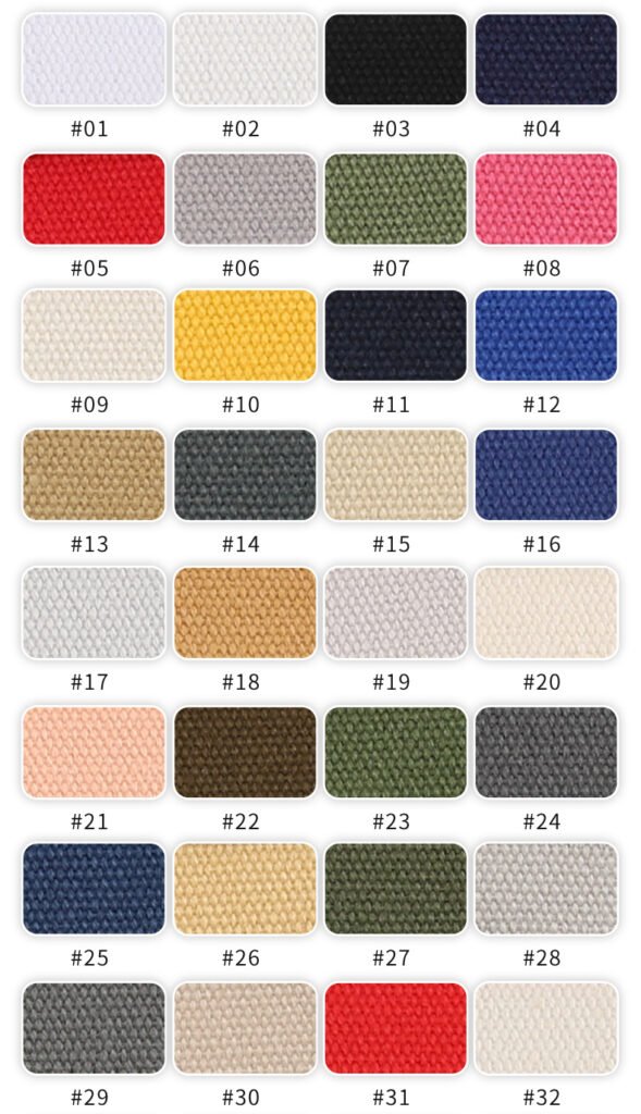 free pantone color choice of canvas fabric