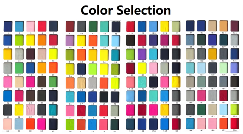 free pantone color choice of neoprene fabric