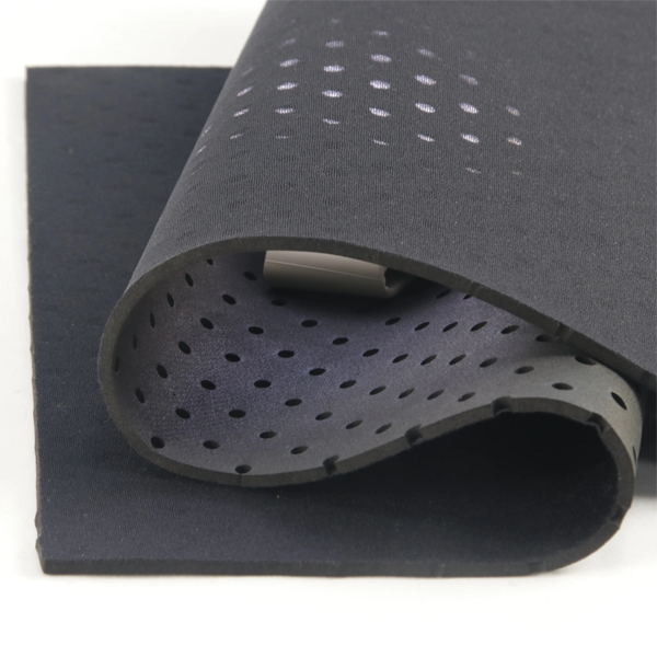 perforated sbr rubber fabric