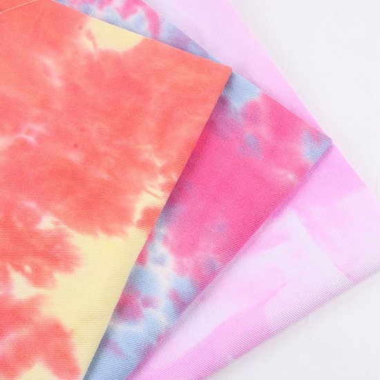 tie dye cotton canvas fabric