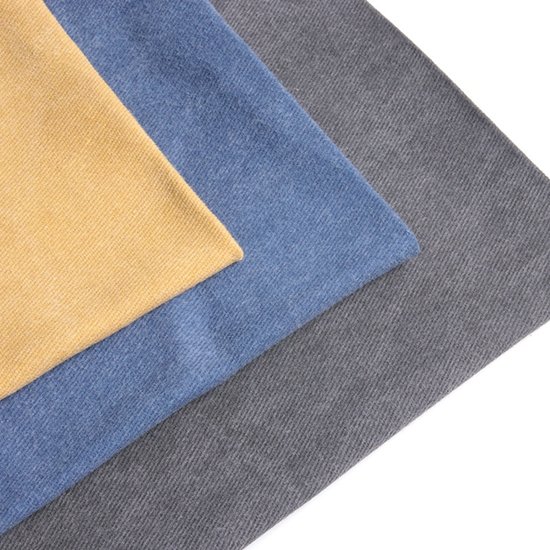 twill brushed washed canvas fabric