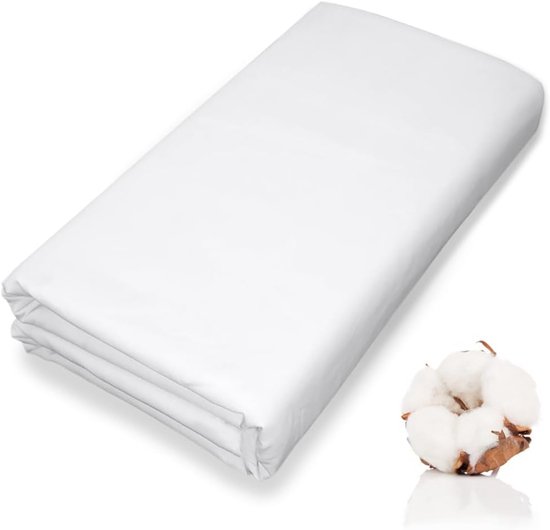 100% white combed cotton fabric