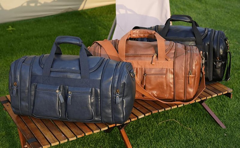 5 personalised leather bags