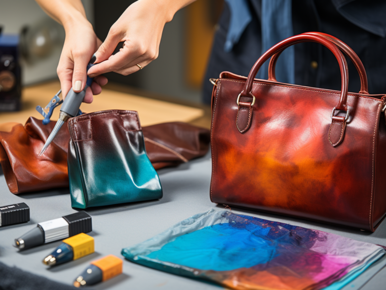 how to properly dye a leather bag step by step guide