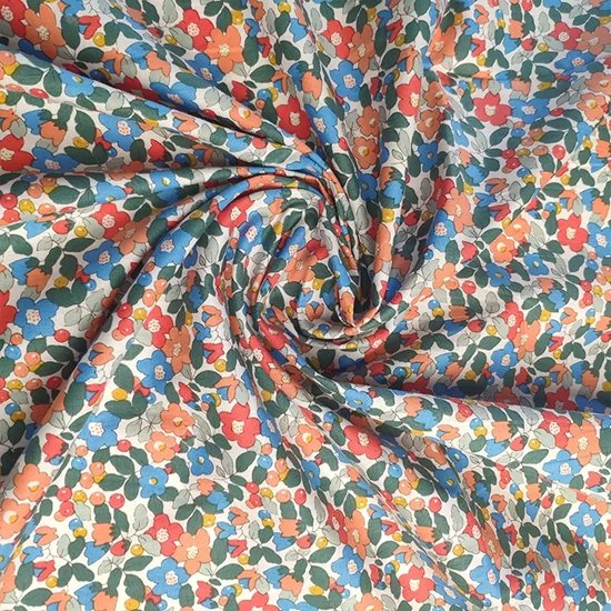 print poplin floral cotton fabric