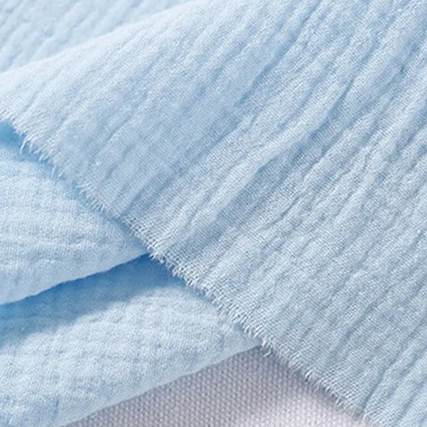 washed cotton crepe fabric