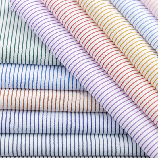 striped cotton fabric