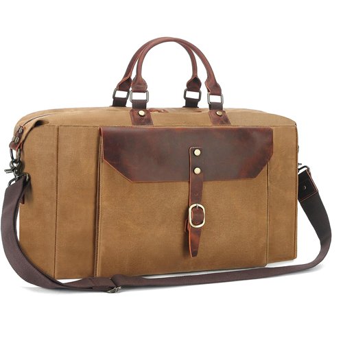 genuine leather canvas duffel bags