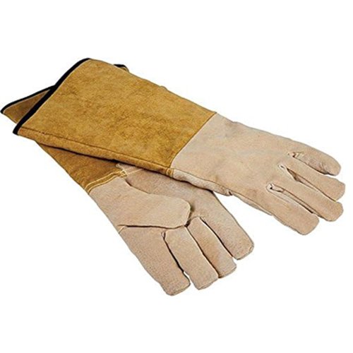 leather fireplace gloves