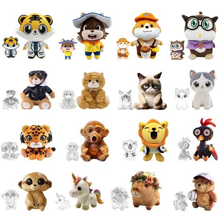 custom plush toys 10