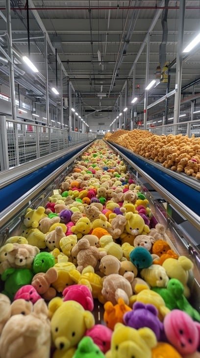 plush toy factory line