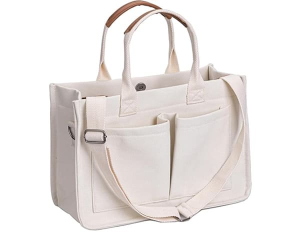 6 large canvas tote bag for women