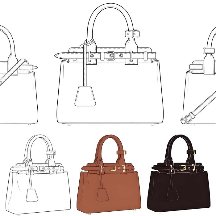 design of leather bags