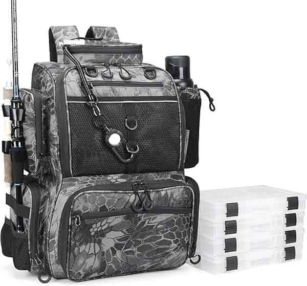 1 what are the different types of fishing tackle bags backpacks available