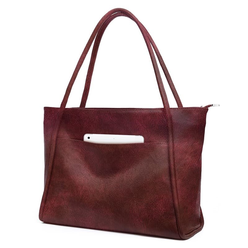4.how to identify the quality of leather in tote bags