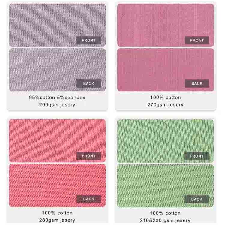 fabrics selection for t shirts 1