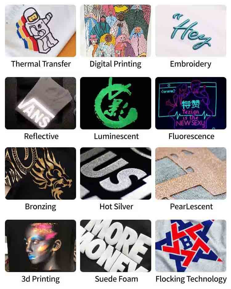 logo technology for t shirts customization
