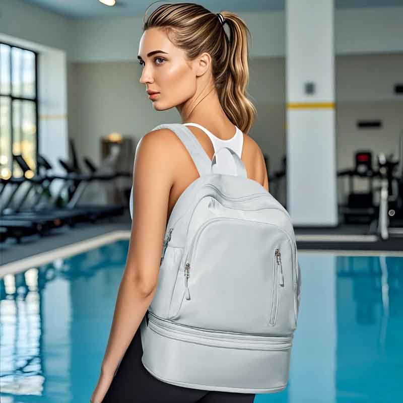 1 gym backpack for women men lightweight gym bag with shoe compartment