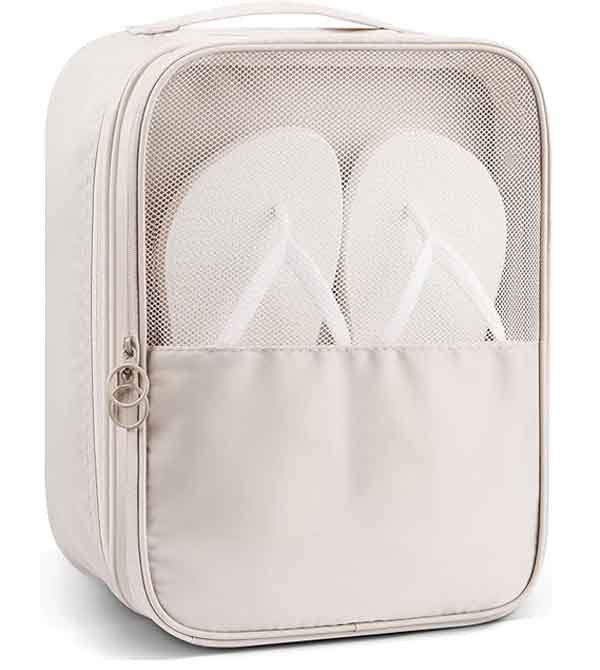 2 shoe bag holds 3 pair of shoes for travel and daily use storage pouch