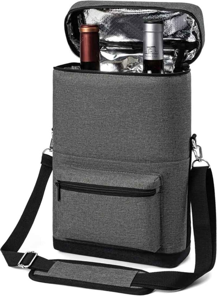 3 what features ensure safe transport of wine bottles