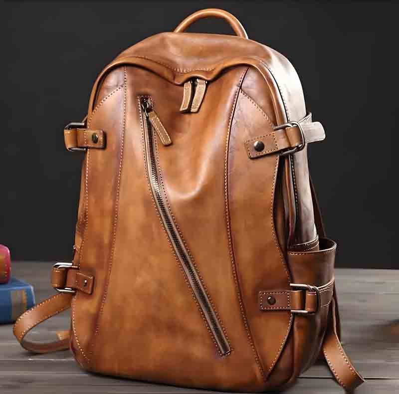 3 leather backpack