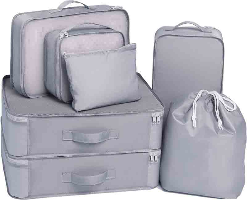 packing cubes, travel bags for luggage, packing organizers with shoe bag