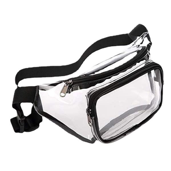 clear waist bag