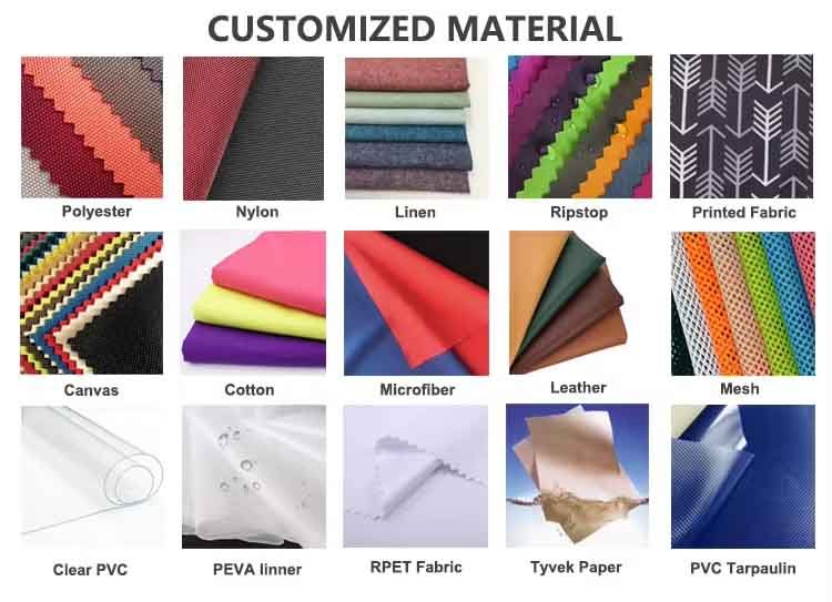custom fabricsi for bag customization