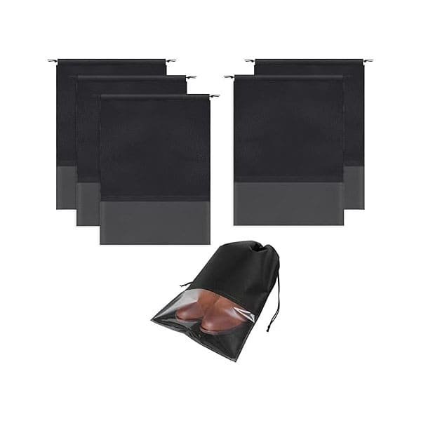 drawstring shoe bag