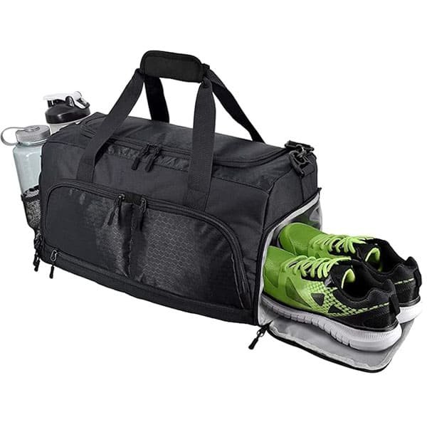 gym bag with shoe compartment