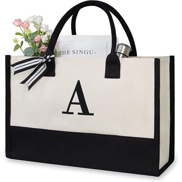 monogrammed tote bags