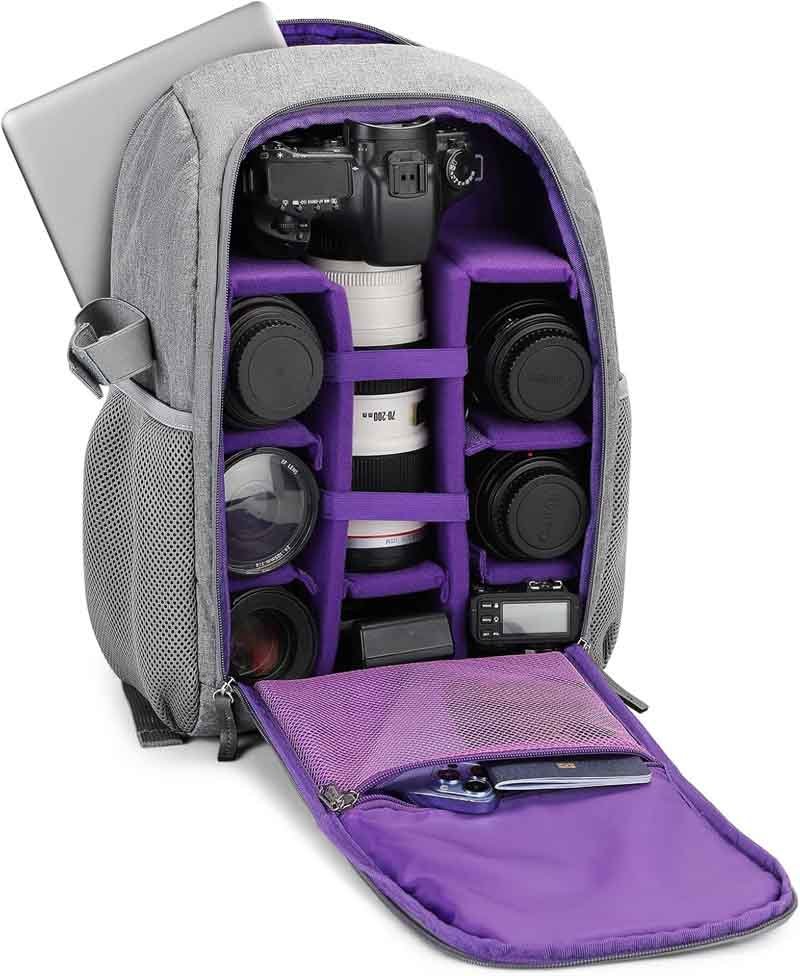 10 camera backpacks
