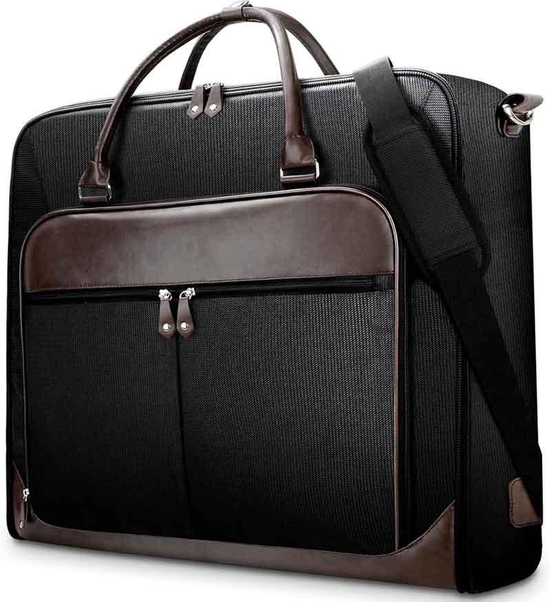 2 which types of garment bags are available