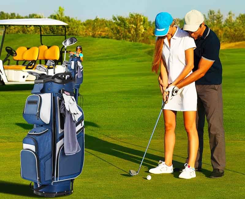 3 which key features differentiate cart bags from stand bags