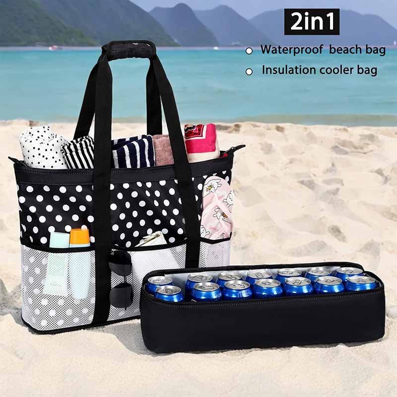 4. insulated cooler beach bags