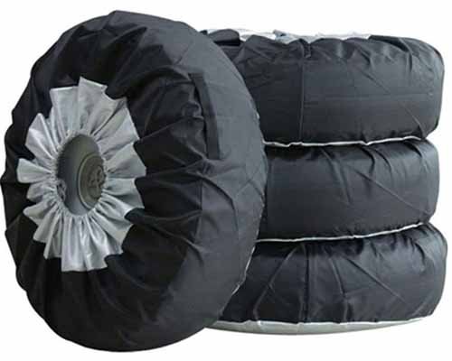 polyester leather tire cover