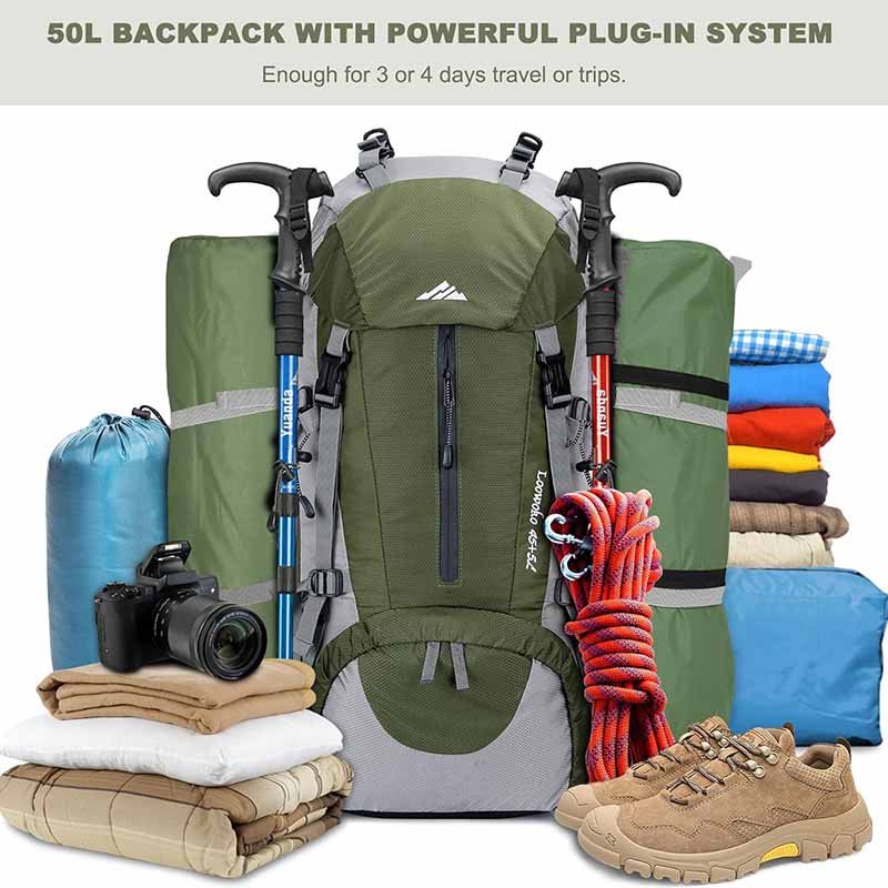 2.which hiking backpack size fits different trip lengths 