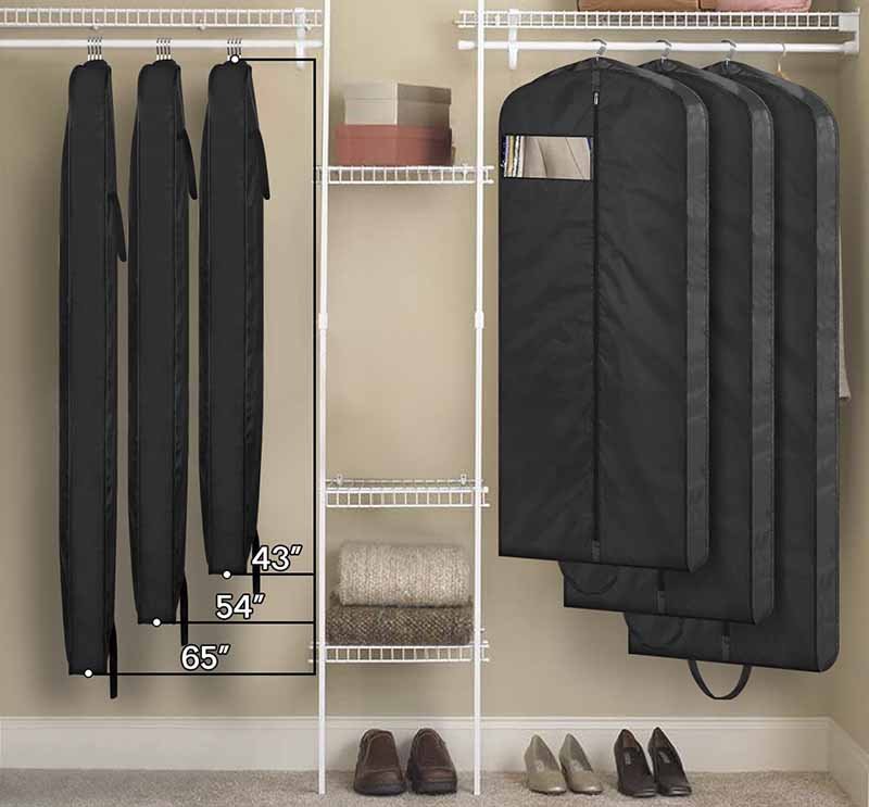 2.which types of garment bags are most common in the market