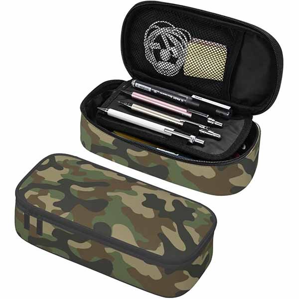 camo pencil case