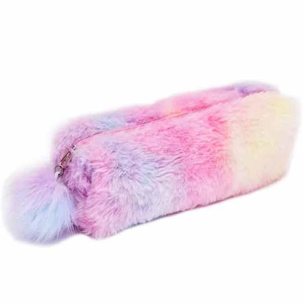 fluffy pencil case
