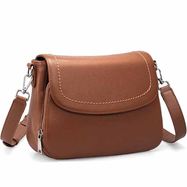 genuine leather crossbody bag