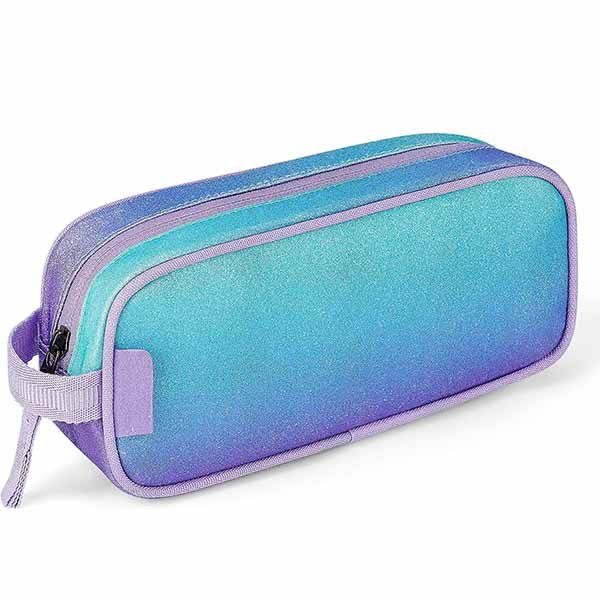 glitter pencil case