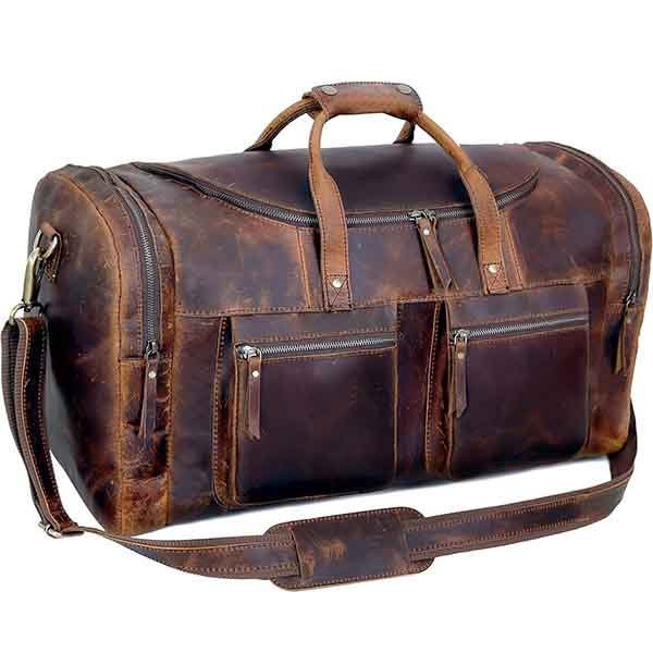 retro duffle bag
